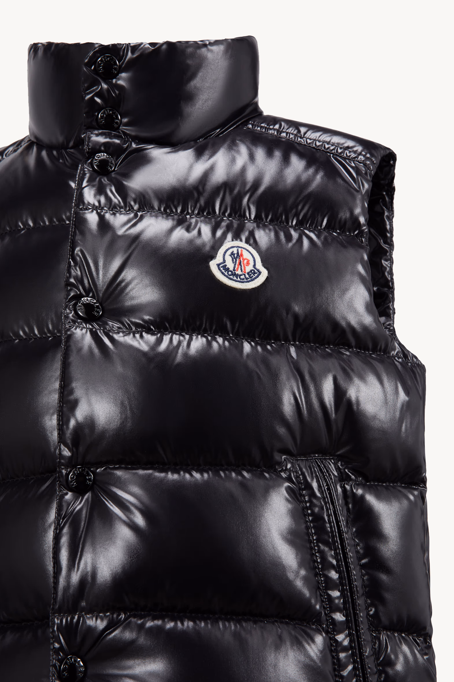 Tib Down Vest Boy Black Moncler 4